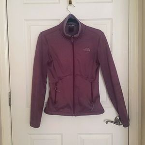 Plum Purple The North Face XS full Zip Fleece
